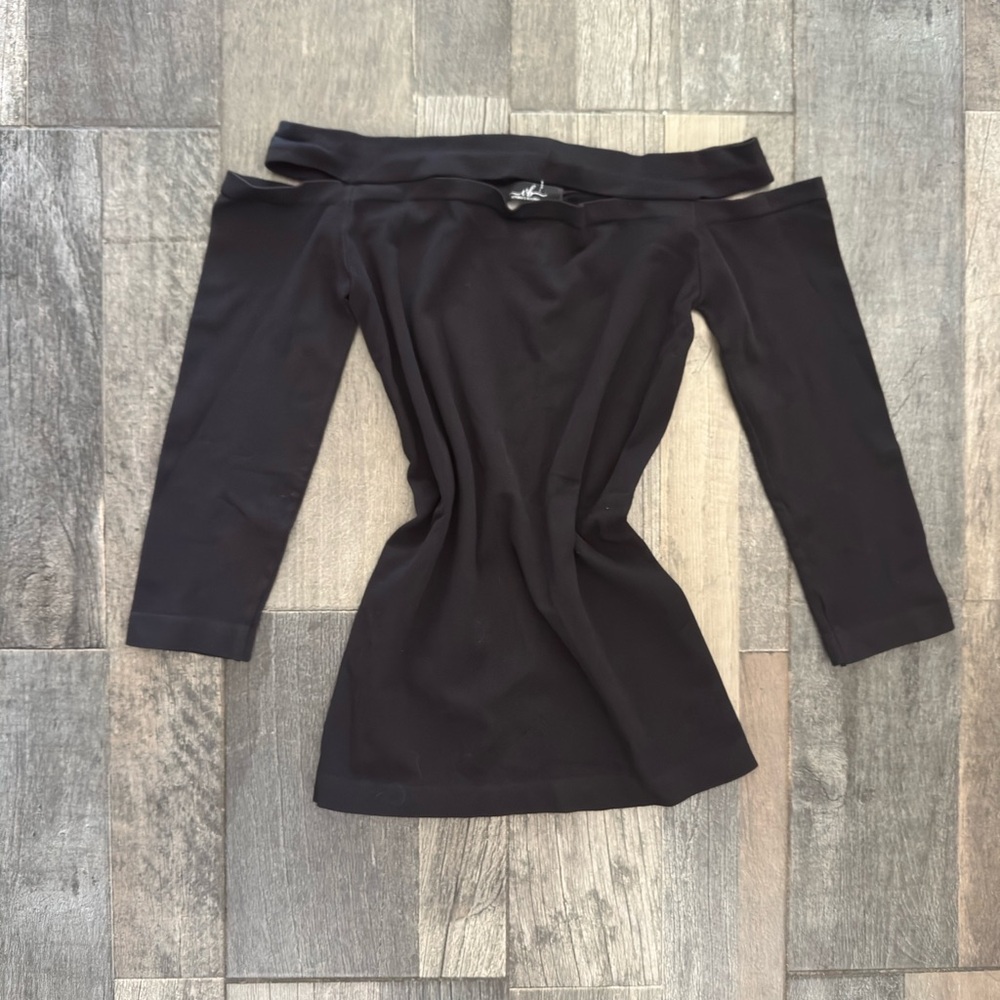 Black Off-Shoulder Top